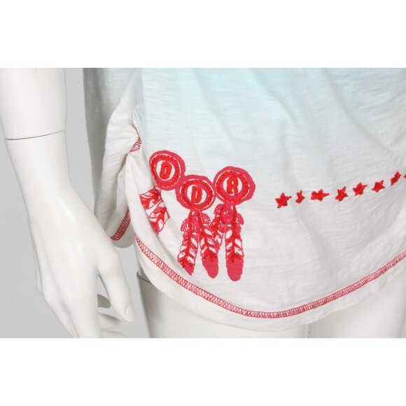 Double D Ranch Tank Top Women L Ombre Cowl Neck Festival Boho Western Aztec -757 - Picture 4 of 10